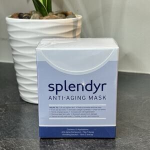 10 Pack Splendyr Anti-Aging Mask‎ Aloe, Colloidal Silver, Bentonite Clay Sealed